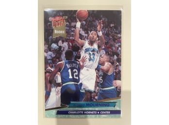 1992-93 Fleer Ultra Alonzo Mourning Rookie Card #234