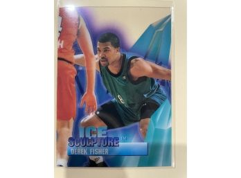 1996-97 Collectors Edge Ice Sculpture Derek Fisher Card #13    VERY RARE CARD