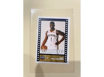 2019 Panini Direct Zion Williamson Sticker Rookie Card #402