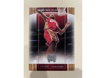 2004-05 Fleer Skybox Fresh Ink LeBron James Card #28