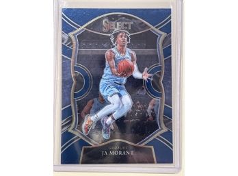 2020-21 Panini Select Ja Morant Concourse Level Blue Exclusive Card #60