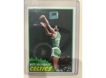 1981 Topps Nate Archibald Card #3