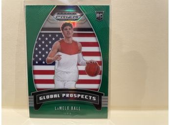 2020 Panini Prizm Lamelo Ball Green Parallel Card #98