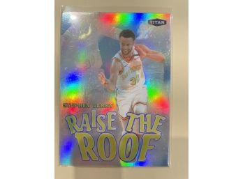 2019 Titan Raise The Roof Stephen Curry Custom Card