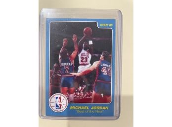 1985 Star Michael Jordan Best Of The New Card