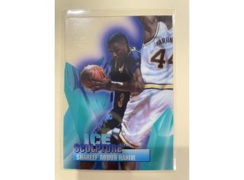 1996-97 Collectors Edge Ice Sculpture Shareef Abdur-rahim Card #1    VERY RARE CARD