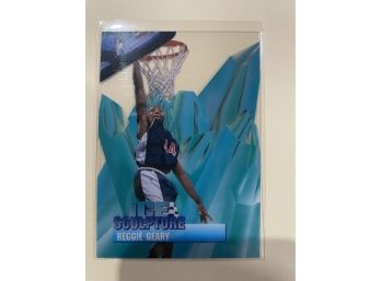 1996-97 Collectors Edge Ice Sculpture Reggie Geary Card #18    VERY RARE CARD