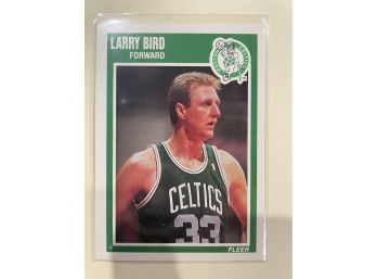 1989 Fleer Larry Bird Card #8