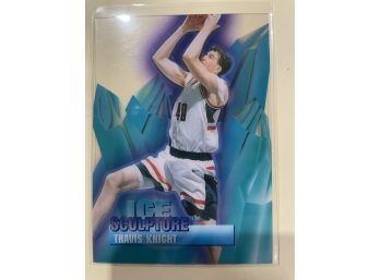 1996-97 Collectors Edge Ice Sculpture Travis Knight Card #22    VERY RARE CARD