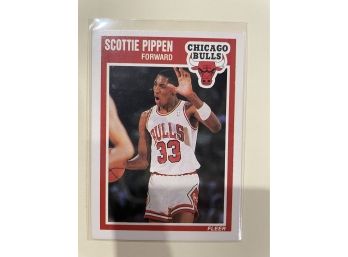 1989 Fleer Scottie Pippen Card #23