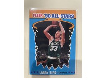 1990 Fleer All Stars Larry Bird Card #2 Of 12