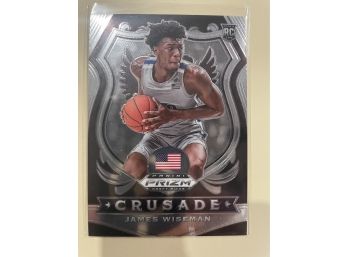 2020 Panini Prizm Crusade James Wiseman Rookie Card #82