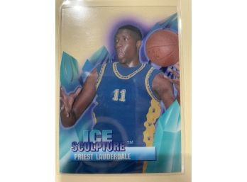 1996-97 Collectors Edge Ice Sculpture Priest Lauderdale Card #23    VERY RARE CARD