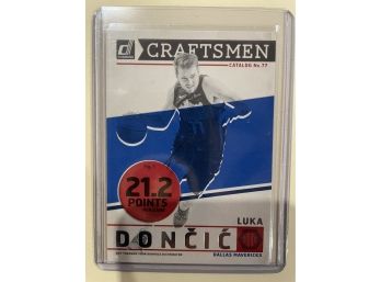 2019-20 Panini Donruss Craftsman Luka Doncic Card #7