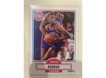 1990 Fleer Dennis Rodman Card #59
