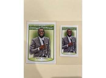 2019 Upper Deck Goodwin Champions LeBron James Card #100  2 Card Lot