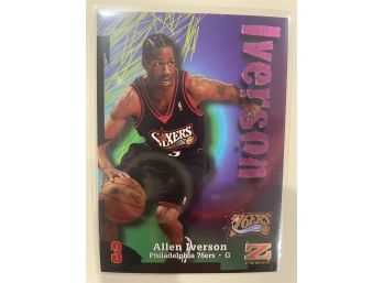 1998 Skybox Z Force Allen Iverson Card #150