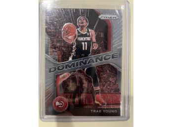 2020-21 Panini Prizm Dominance Trae Young Card # 25