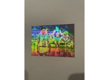 1991-92 Upper Deck John Stockton Hologram Card #AW3