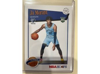 2019-20 Panini NBA Hoops Tribute Ja Morant Rookie Card #297