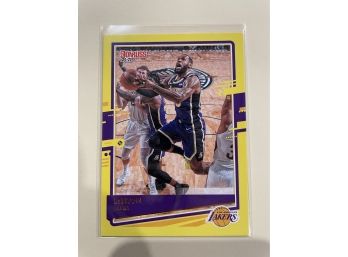 2020-21 Panini Donruss LeBron James Yellow Parallel Card #12