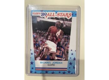 1989 Fleer Michael Jordan Sticker Card #3