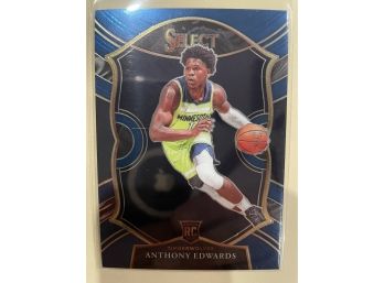 2020-21 Panini Select Concourse Level Anthony Edwards Rookie Card #61