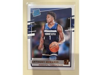 202021 Panini Donruss Anthony Edwards Rated Rookie Card #201