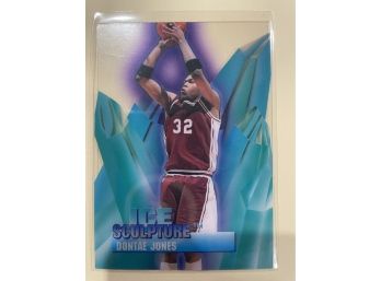 1996-97 Collectors Edge Ice Sculpture Dontae Jones Card #20    VERY RARE CARD