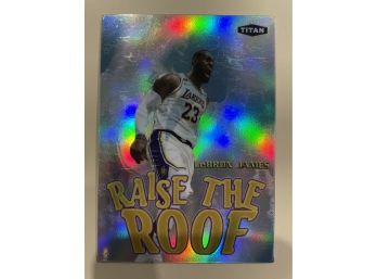 2019-20 Titan LeBron James Raise The Roof Custom Card