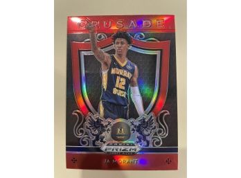 2019 Panini Prizm Ja Morant Crusade Red Parallel Prizm Card #11