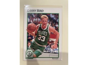 1991 NBA Hoops Larry Bird Card #9