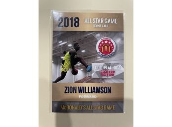 2018 All Star Game Rookie Zion Williamson Rookie Phenoms Limited Edition Card #1