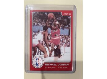 1985 Star Michael Jordan All Rookie First Team Card #2 Of 11