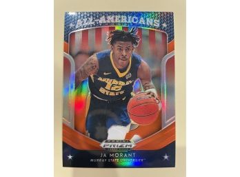 2019 Panini Prizm Ja Morant All Americans Silver Prizm Rookie Card #44