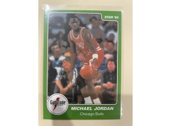 1985 Star Michael Jordan Gatorade Card #7