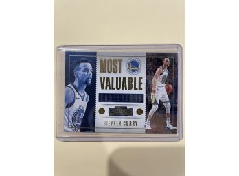 2017-18 Panini Contenders Most Valuable Stephen Curry Card #6