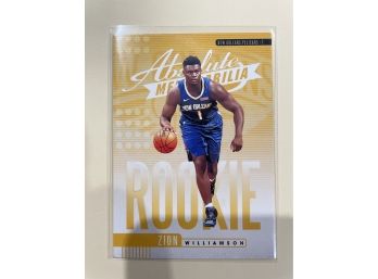 2019-20 Panini Absolute Memorabilia Zion Williamson Rookie Card #1