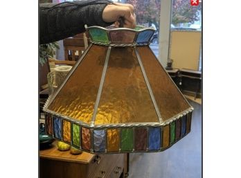 Incredible Multicolor Glass Lampshade