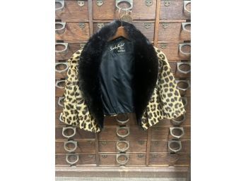 Gunther Jaeckel Furs Spotted Leopard  Fur Coat - For Repairs -or Material For Other Creations
