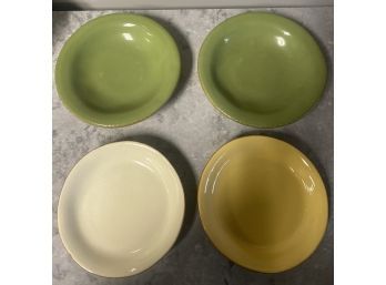 Four Vietri Of Italy Hand Crafted & Lovely Earth Tone Bowls