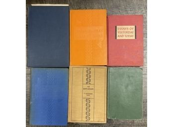 Six Antiquarian Hardcover Novels  From 1920s - 1940s