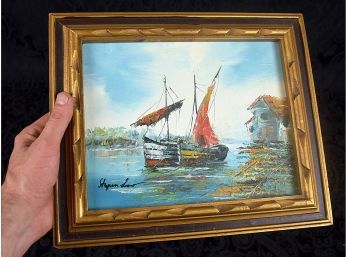 Stephen Low Original Small Framed Oil On Canvas
