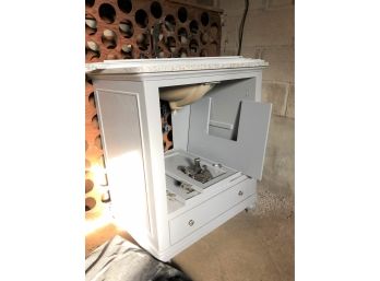 A Marble Topped Vanity