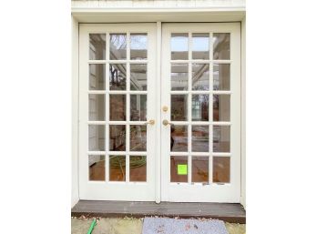 A Pair Of Exterior French Doors(#1) Some Rot