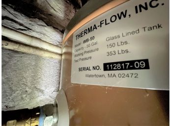 A Therma-Flow 50 Gallon Hot Water Heater