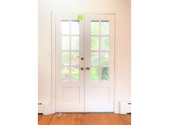 A Pair Of Exterior French Doors