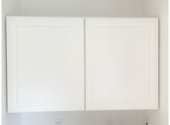 A 2 Door Melamine Upper Cabinet