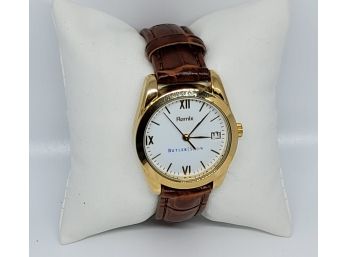 REMIX Buter Snow Tan Leather Band Watch