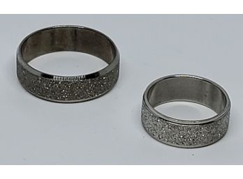 Set Of 2 Stainless Steel Bands